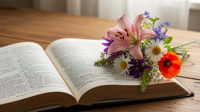bible verses about flowers