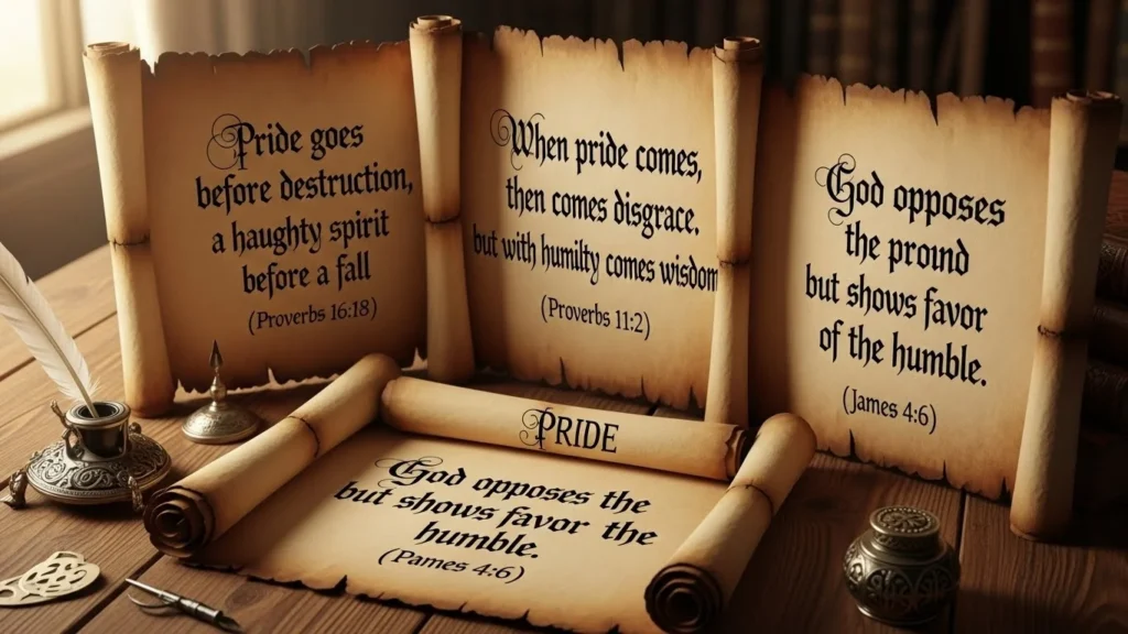 bible verses about pride