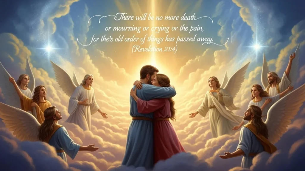 husband and wife reunited in heaven bible verse