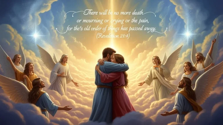husband and wife reunited in heaven bible verse