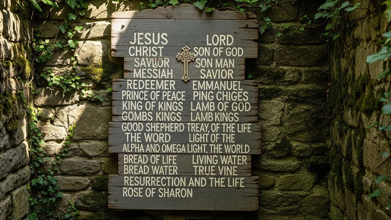 68+ Names of Jesus in the Bible and Their Deep Meaning - Bible Meadow