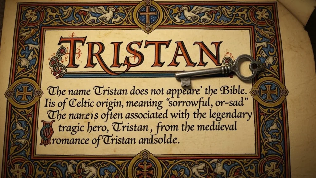 what does the name tristan mean in the bible