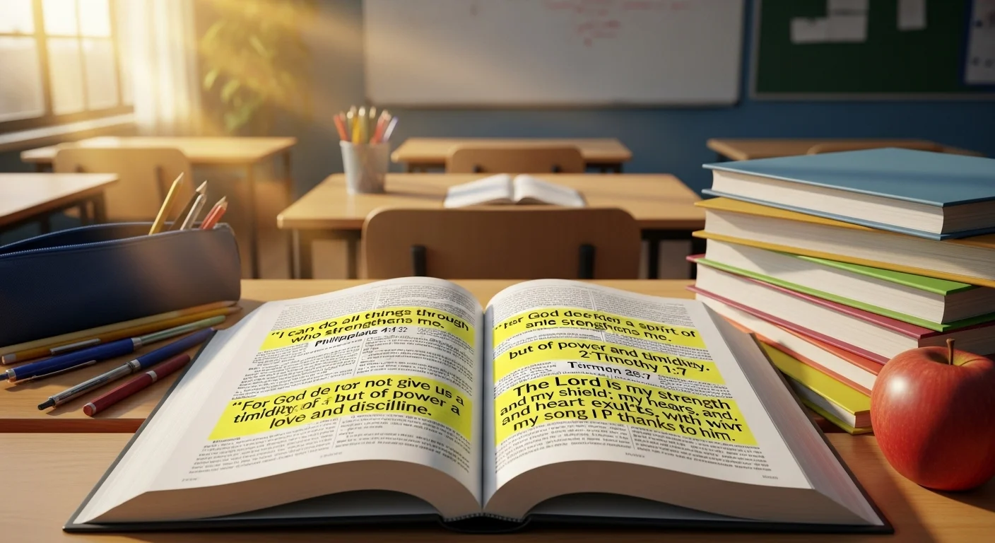 Bible Verses for School Strength