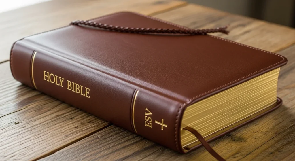 esv leather bible