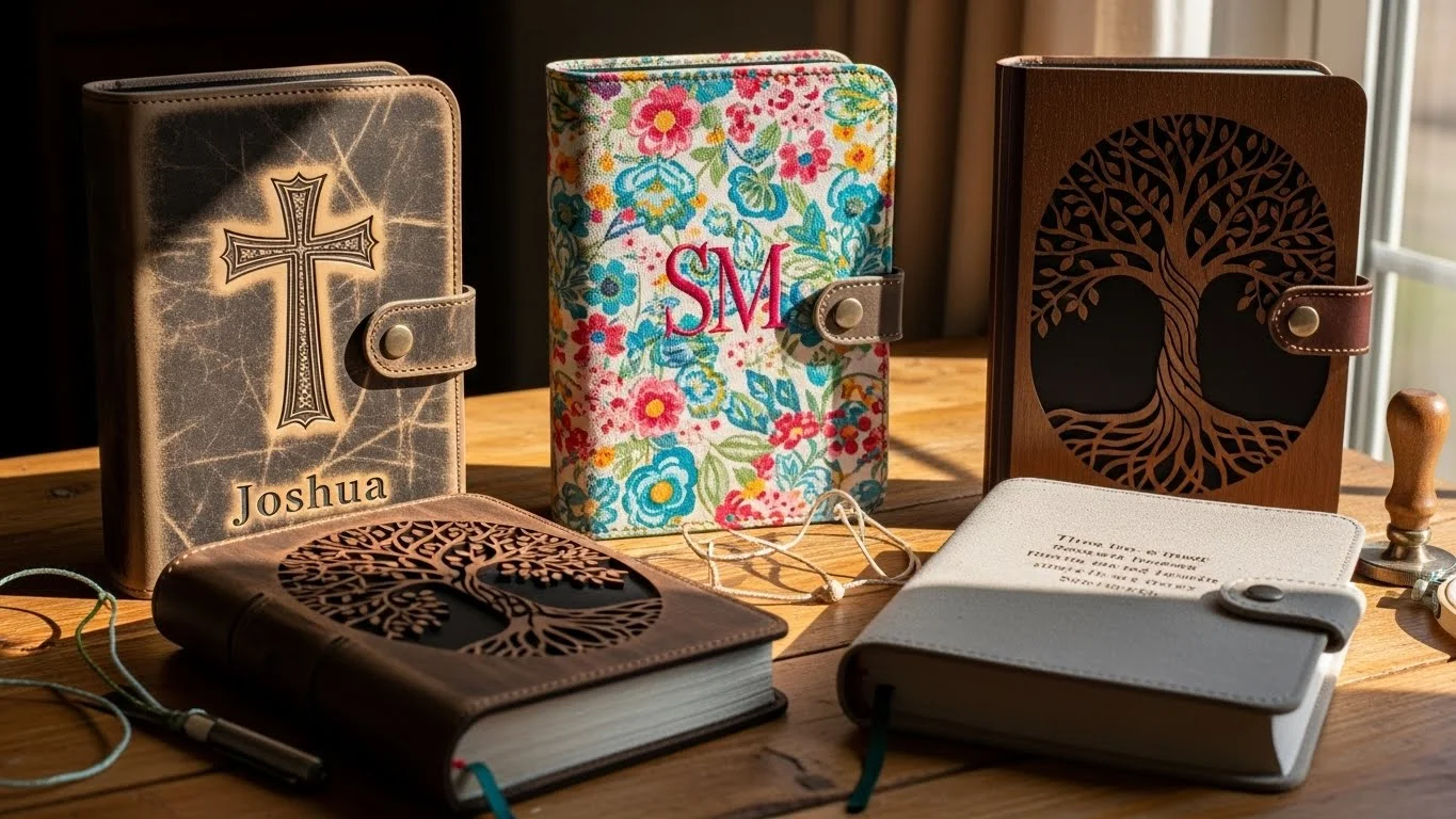 Embroidered Fabric Covers