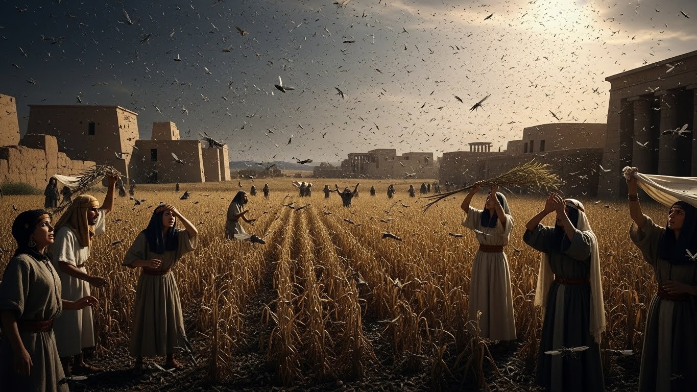 Locusts in Times of Drought