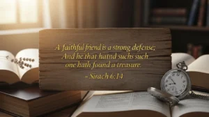 a faithful friend bible verse