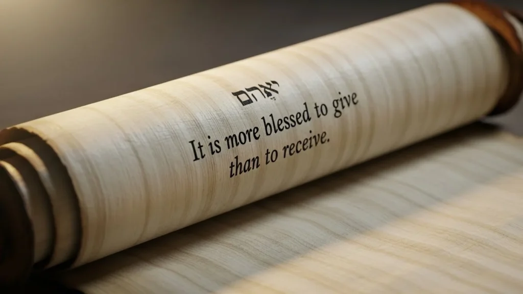 benefits of giving in the bible verse