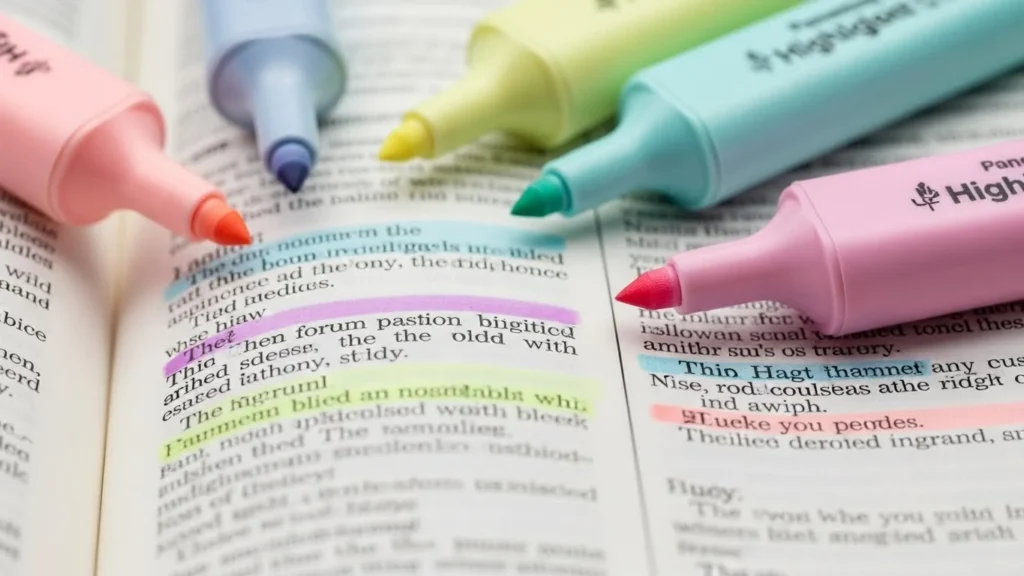 bible highlighters no bleed