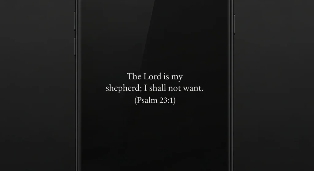 bible verse wallpaper black