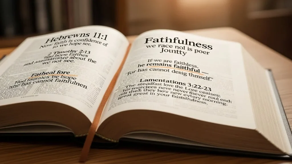 bible verses about faithfulness