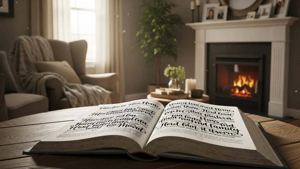 bible verses about home and family