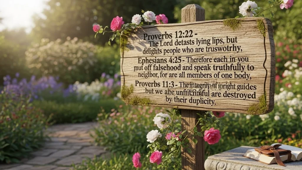 bible verses about honesty