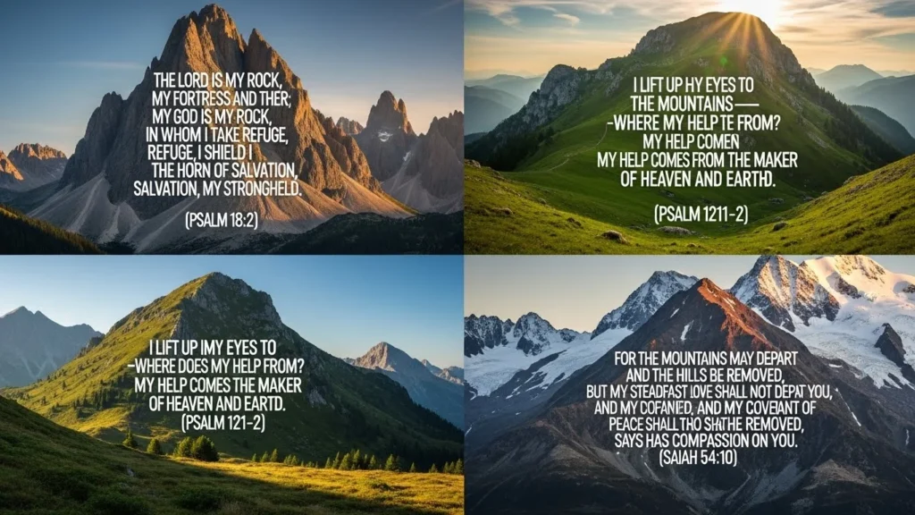 bible verses about mountains