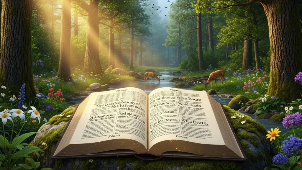 bible verses about nature beauty