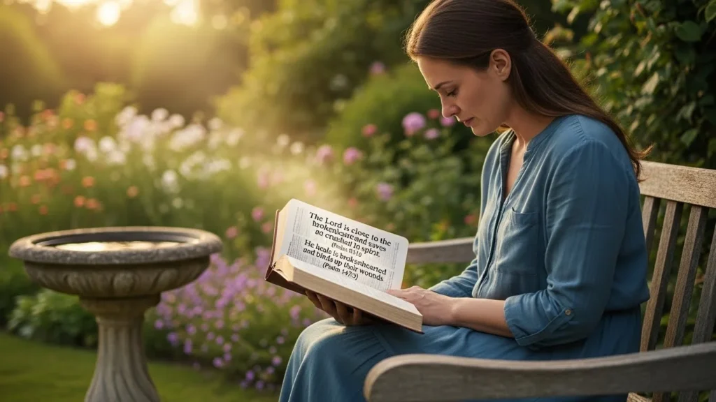 bible verses for a broken hearted woman