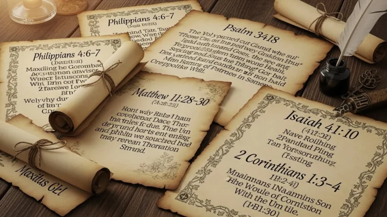 bible verses for anxiety and depression