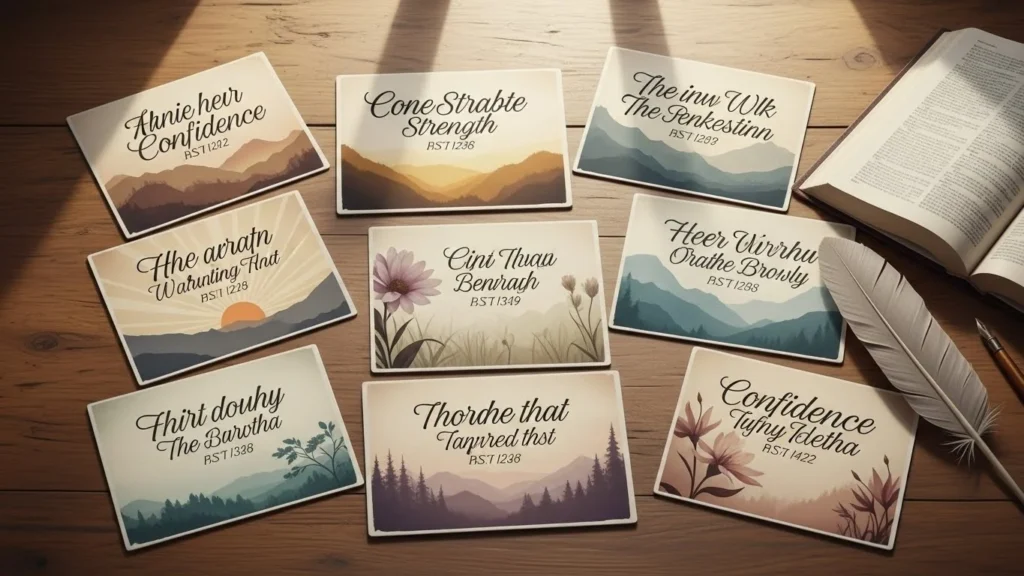 bible verses for confidence