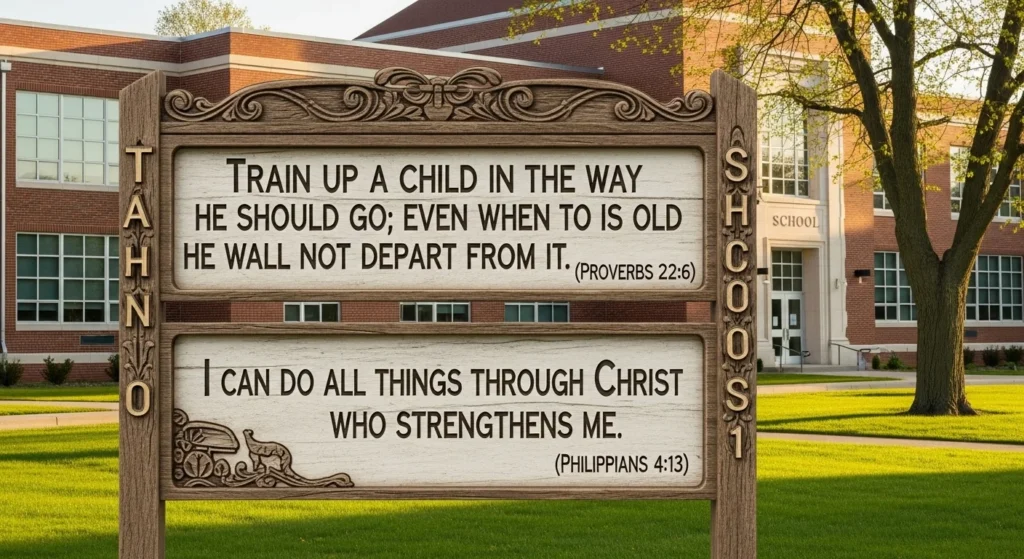 bible verses for school