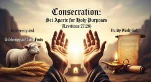 consecration meaning in the bible