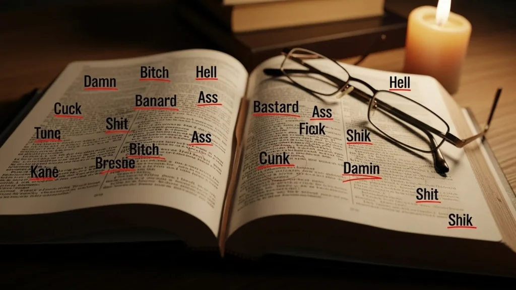 curse words in the bible