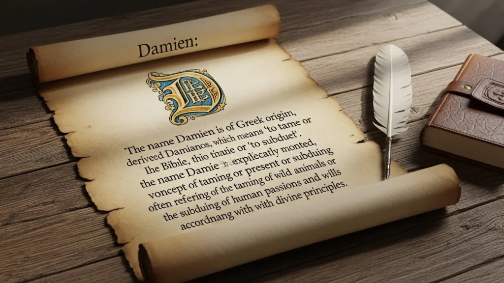 damien name meaning bible
