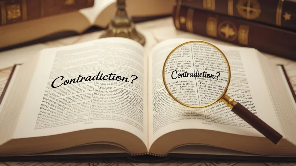 does the bible contradict itself