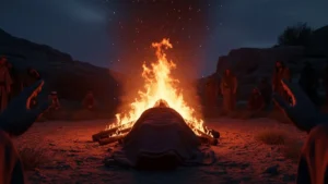 first person cremated in the bible