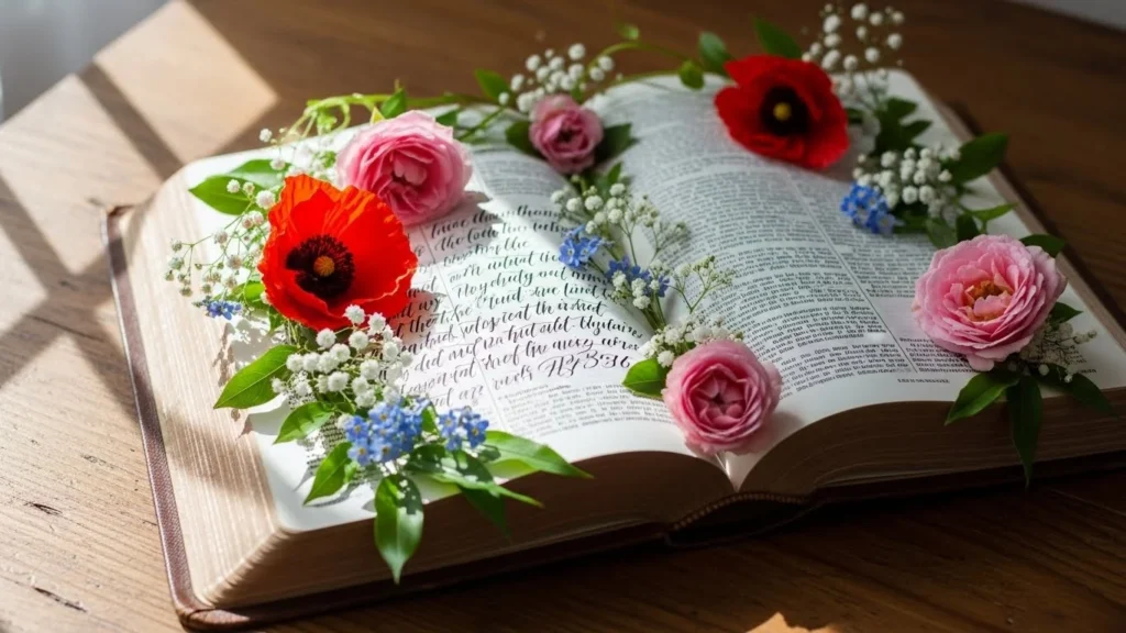 flower bible verses