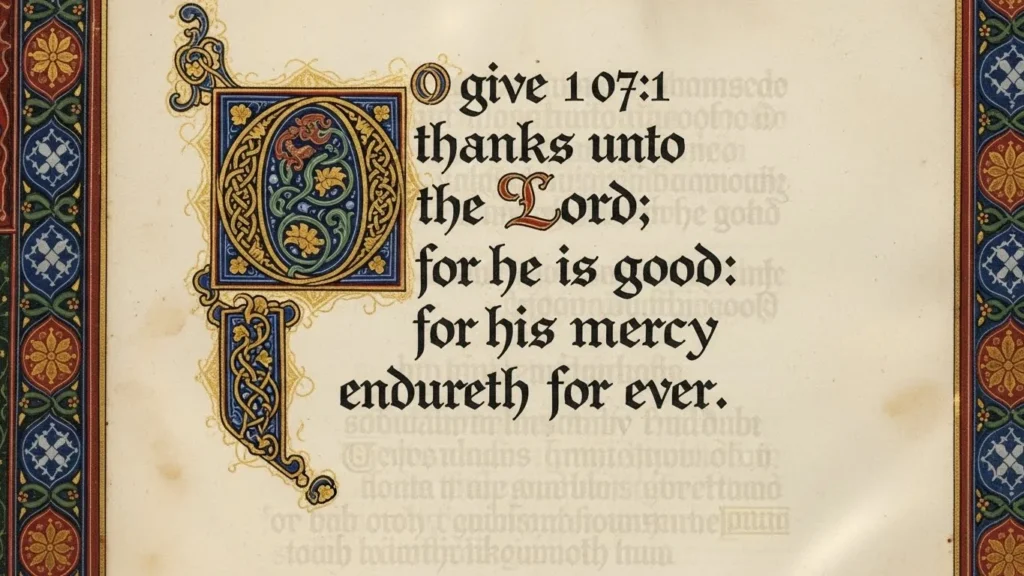 give thanks bible verse