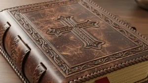 leather bible cover