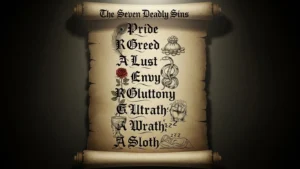 list of sins in the bible