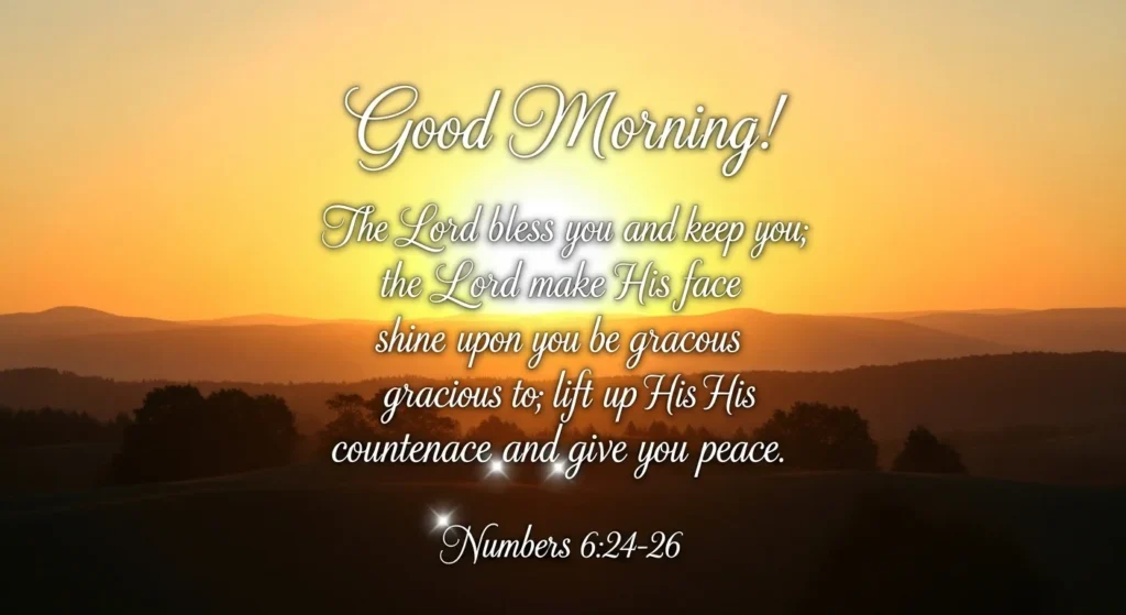 positive bible verse good morning blessings gif