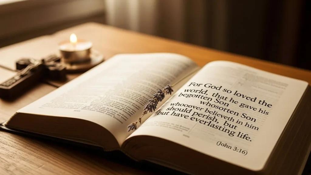 short bible verse about god's love