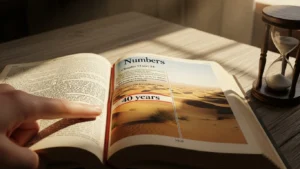 why did an 11-day journey took 40 years bible verse