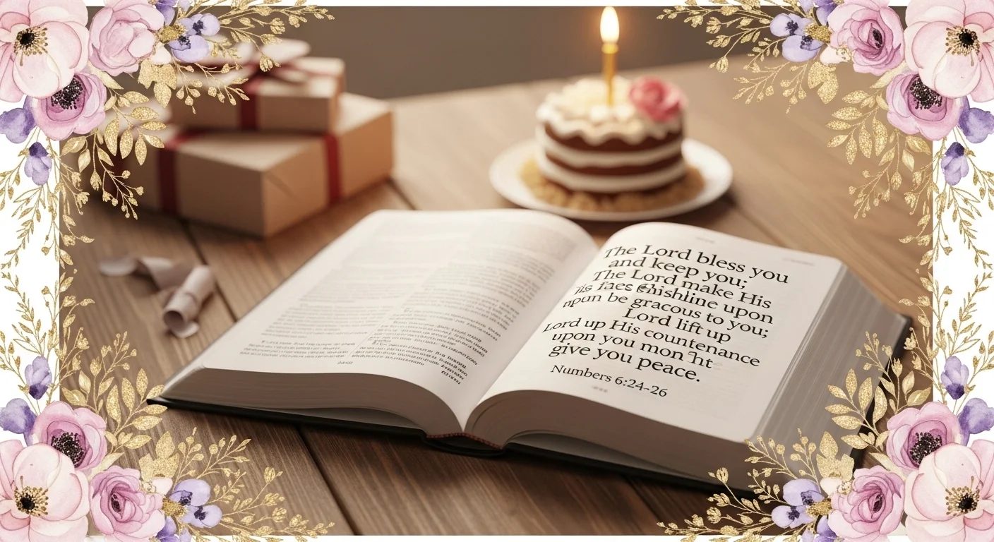 Short Birthday Bible Verse for Women