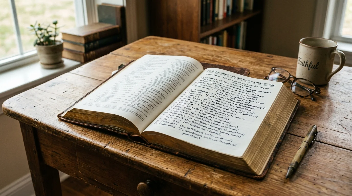 25 Bible Verses on Faithfulness of God  