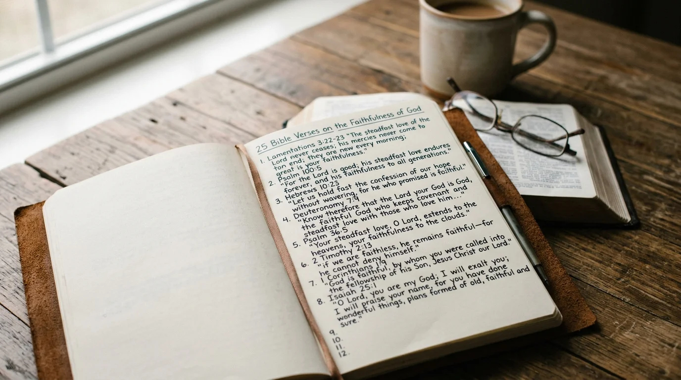 25 Bible Verses on Faithfulness of God (KJV)