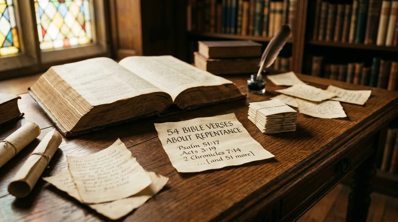 54 Bible Verses About Repentance (KJV)