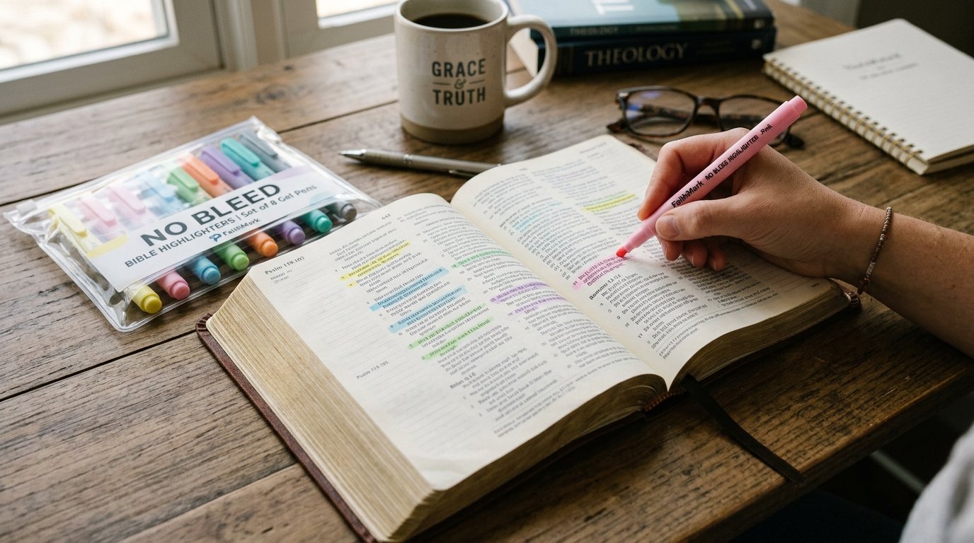 Bible Highlighters and Pens No Bleed