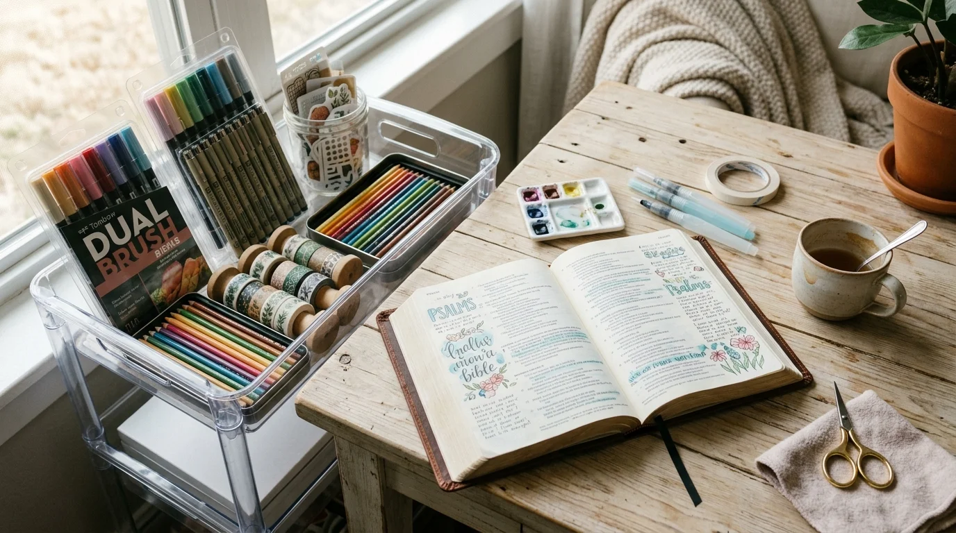 Bible Journaling Supplies for Beginners