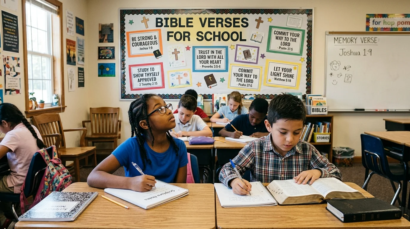 Bible Verses for School Motivation