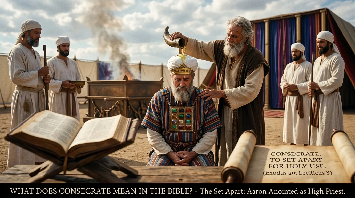 Consecrate Means Being Set Apart