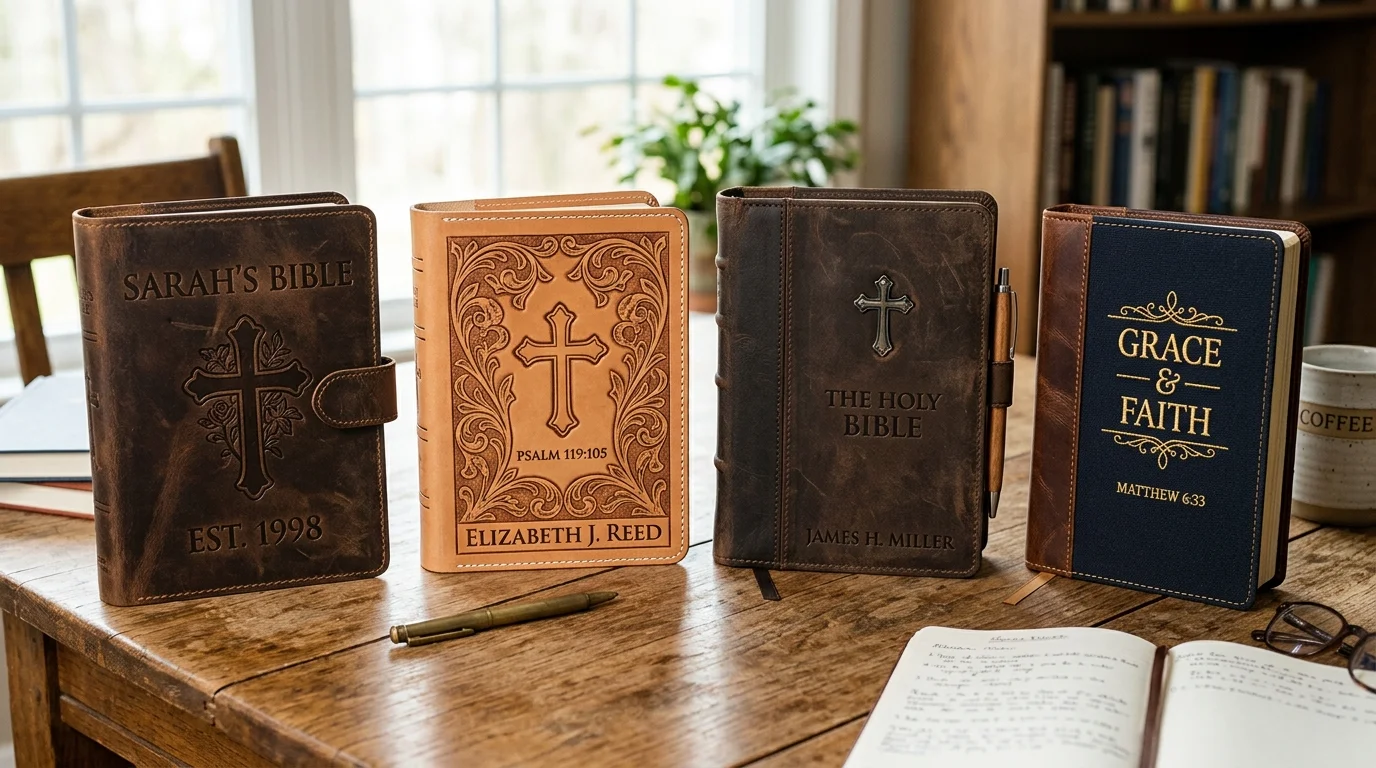 Cross-Themed Bible Covers