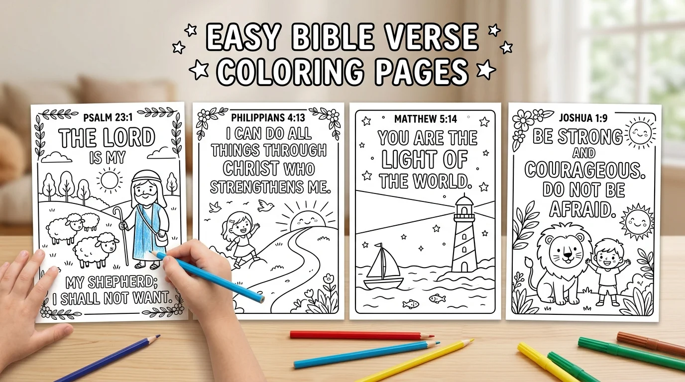 🧒 Abraham, Sarah and Isaac Coloring Page