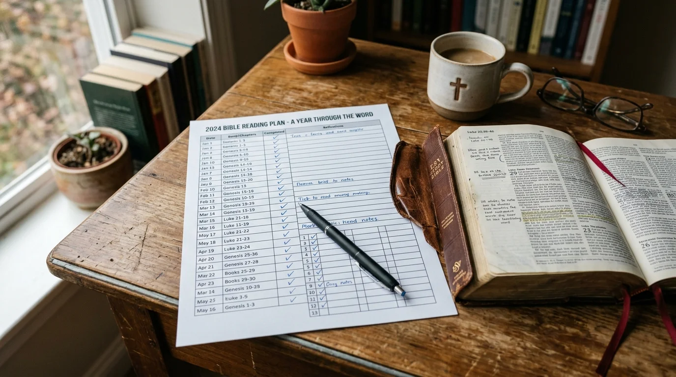 Monthly Bible Reading Tracker