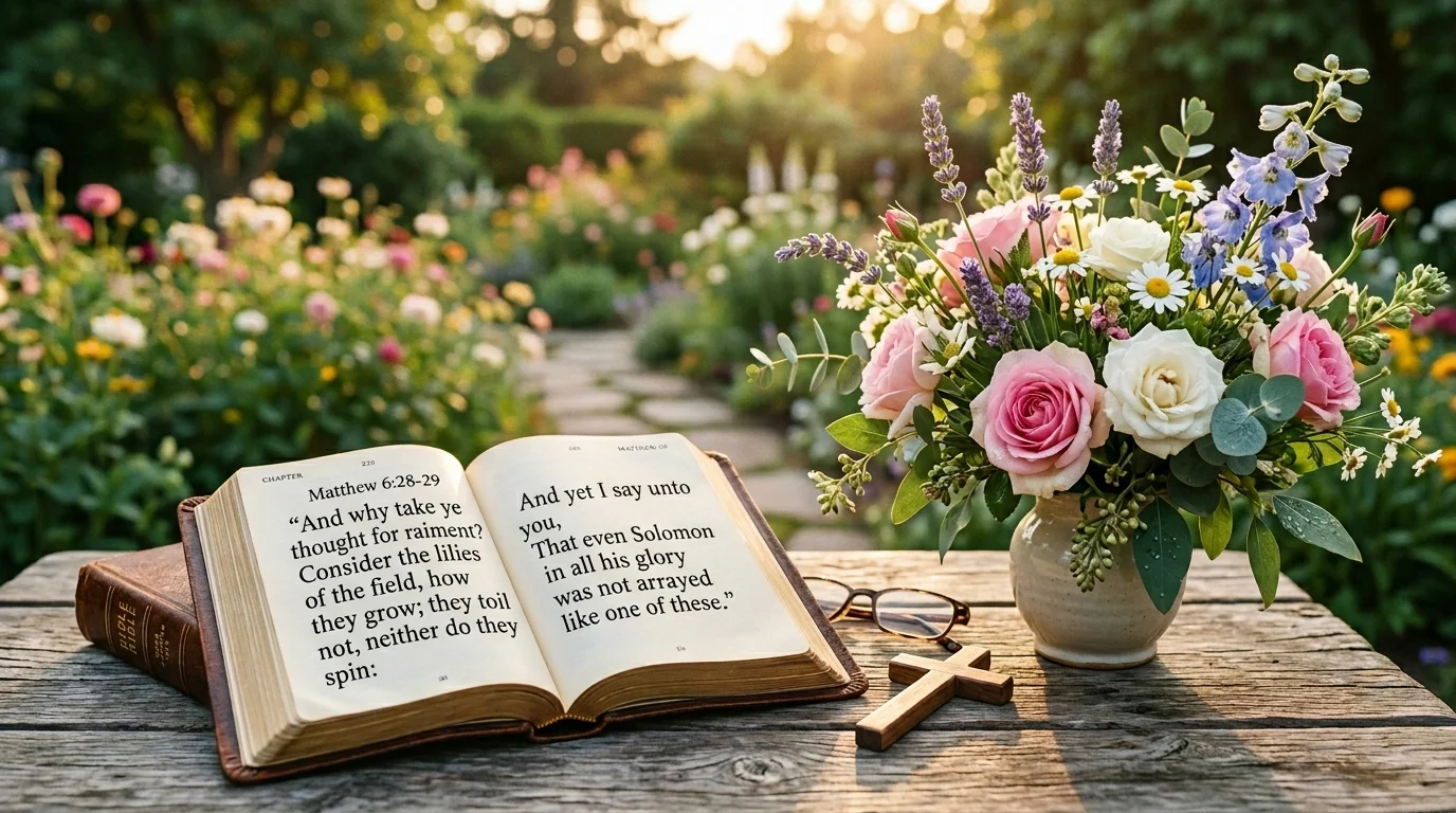 Short Bible Verses About Flowers