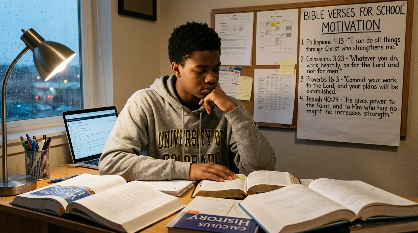 Short Inspirational Bible Verses for Students