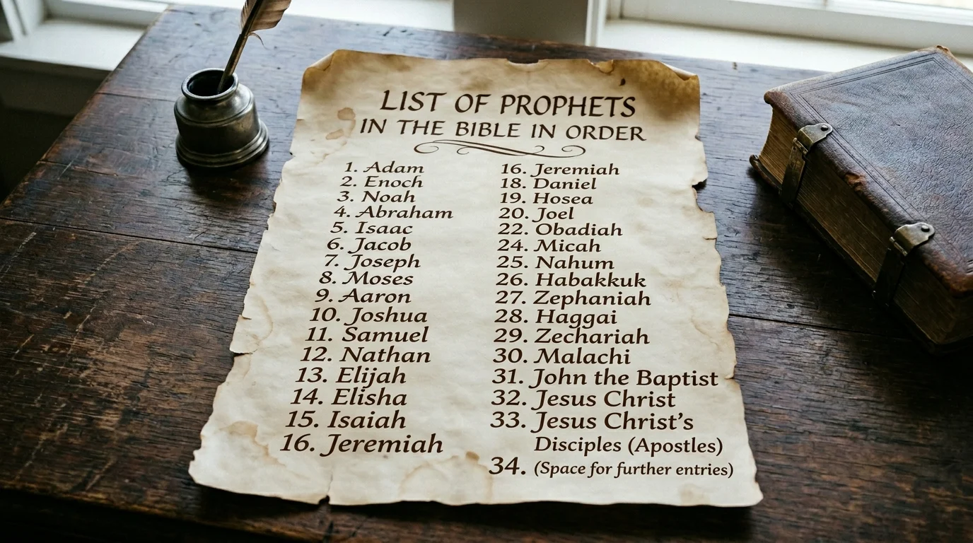 Who Are the 17 Prophets in the Old Testament
