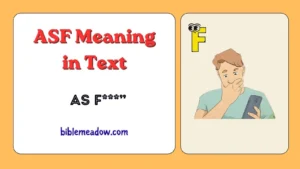 ASF Meaning in Text